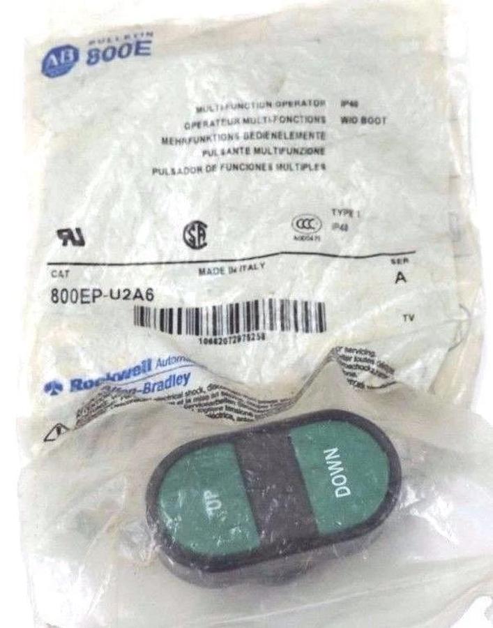 Used NEW ALLEN BRADLEY 800EP-U2A6 MULTI-FUNCTION OPERATOR 800EPU2A6 SER. A