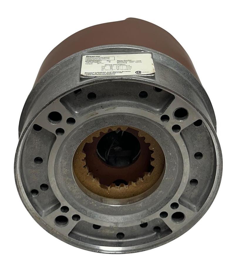 Used STEARNS 1087031A0ENF Rev. B BRAKE ASSEMBLY 25LB-FT VERTICAL MOUNT 480-575V NSNP