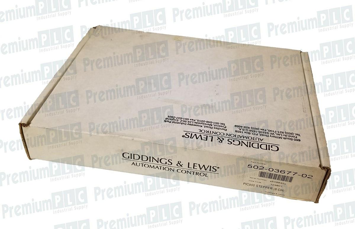 Used GIDDINGS & LEWIS 502-03677-02 PIC900 OUTPUT STEPPER (8 CH) 502-03677-02R1 NIB
