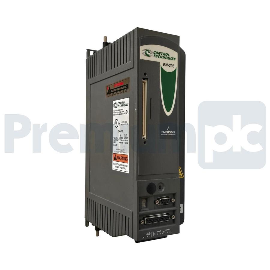 Used EMERSON CONTROL TECHNIQUES EN-208 | EN-208-00-000 SERVO DRIVE 960501-10 REV. A3