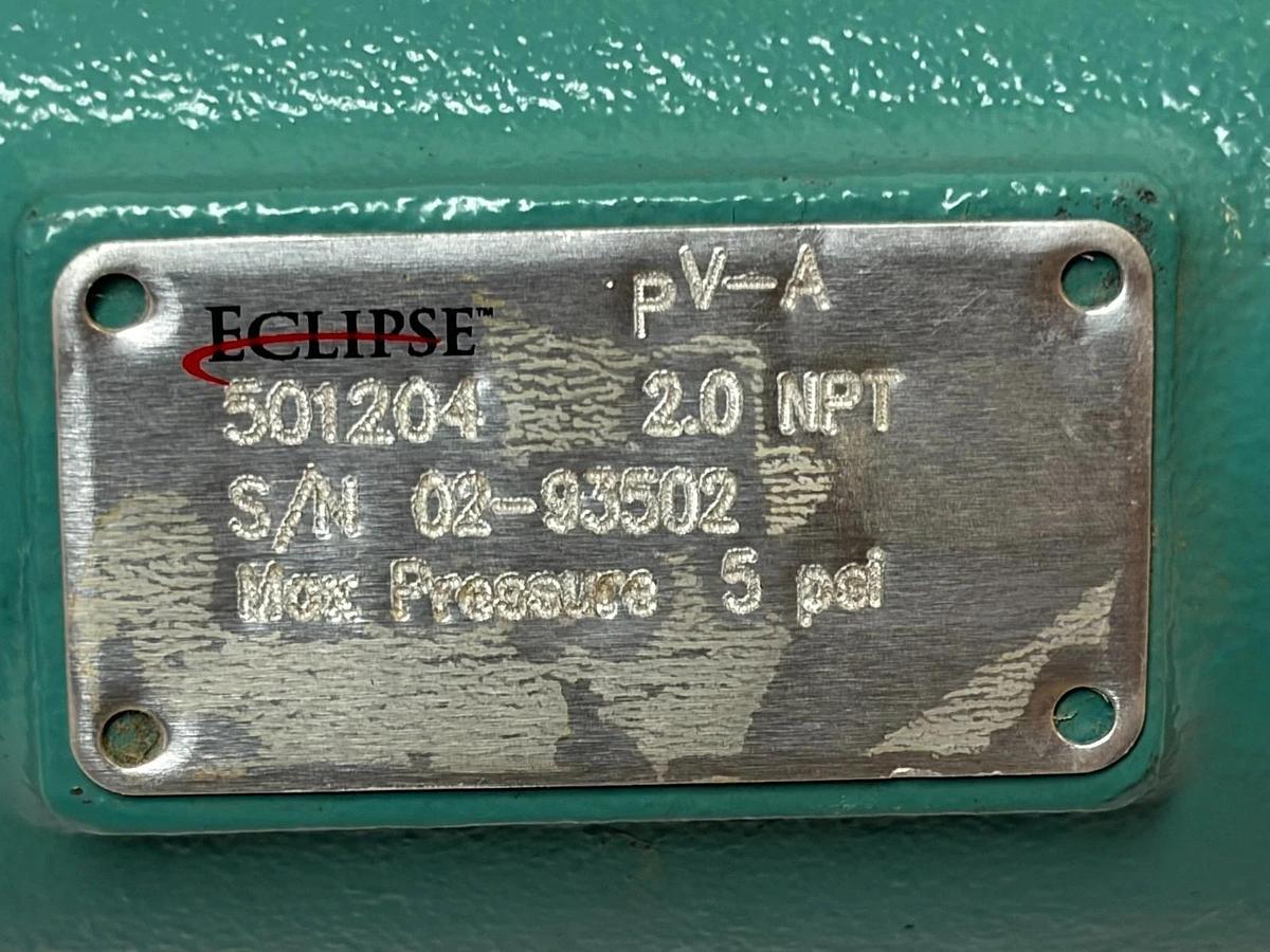 Eclipse PV-A 501204 2" NPT Butterfly Control Valve Gas Air Adjustable Levers New