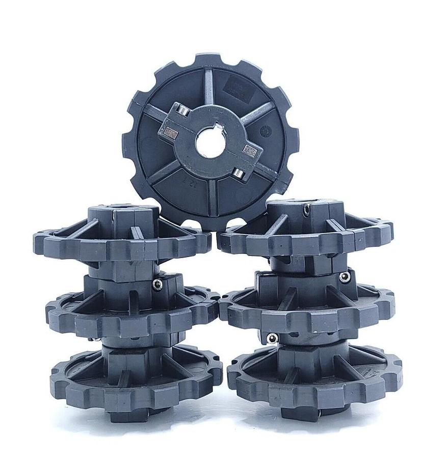 LOT OF 7 NEW REX 12T SINGLE ROW SPROCKETS