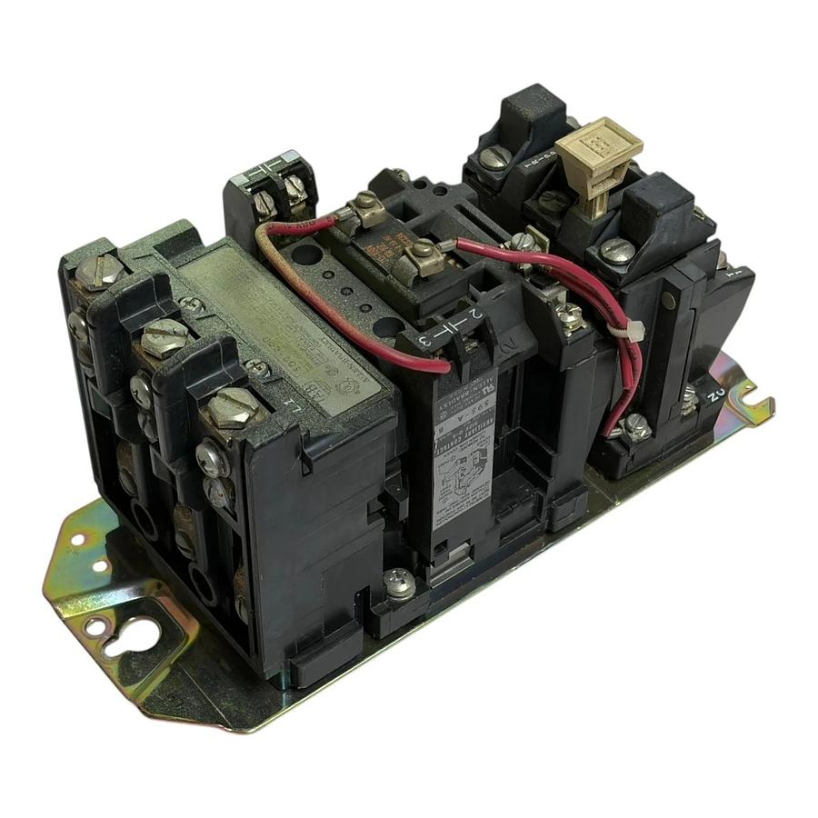 Used Allen-Bradley 509-BOD Size 2 Magnetic Motor Starter 120V Coil 45A 3-Pole