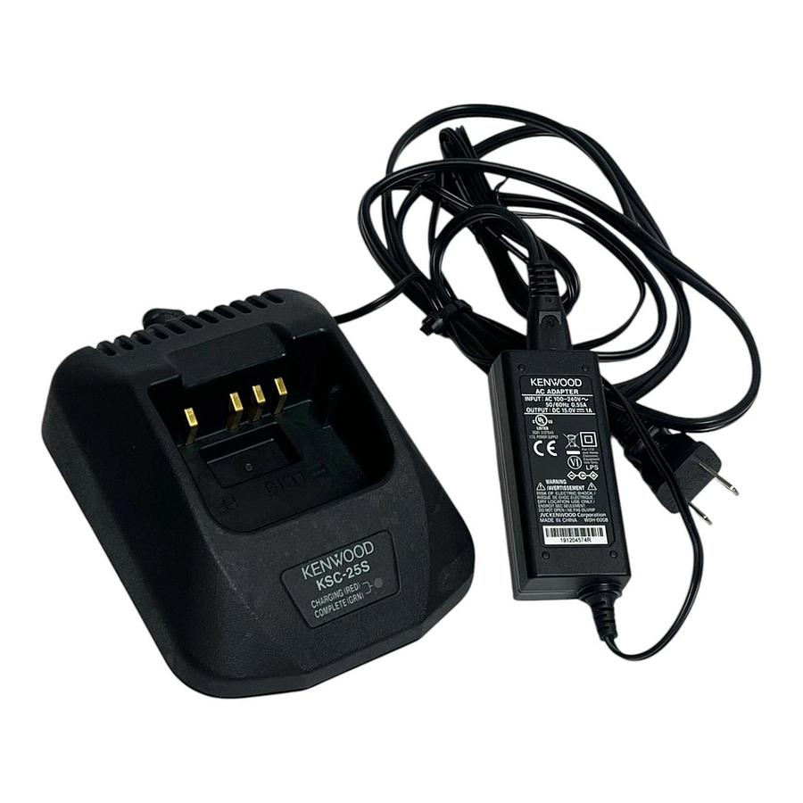 Used Lot of 4 Genuine Kenwood KSC-25S Rapid Desktop Chargers & Power Supplies OEM