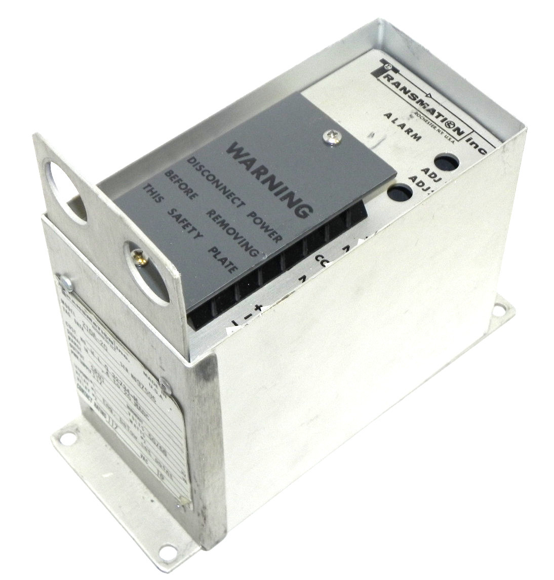 Used TRANSMATION 210A-20 CURRENT ALARM 50/60HZ 210A20