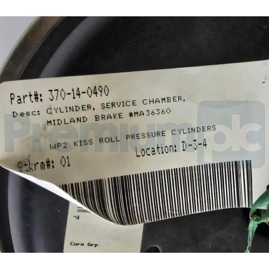 Used Midland Brake MA36360 Type 36 Air Brake Service Chamber Cylinder 370-14-0490 NEW