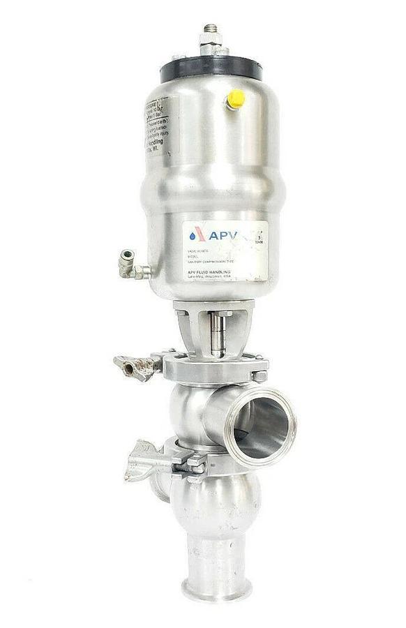 Used APV SW43T20B1E3TTT SINGLE SEAT VALVE, 70-150PSI, 5-10BAR, SERIES SW4