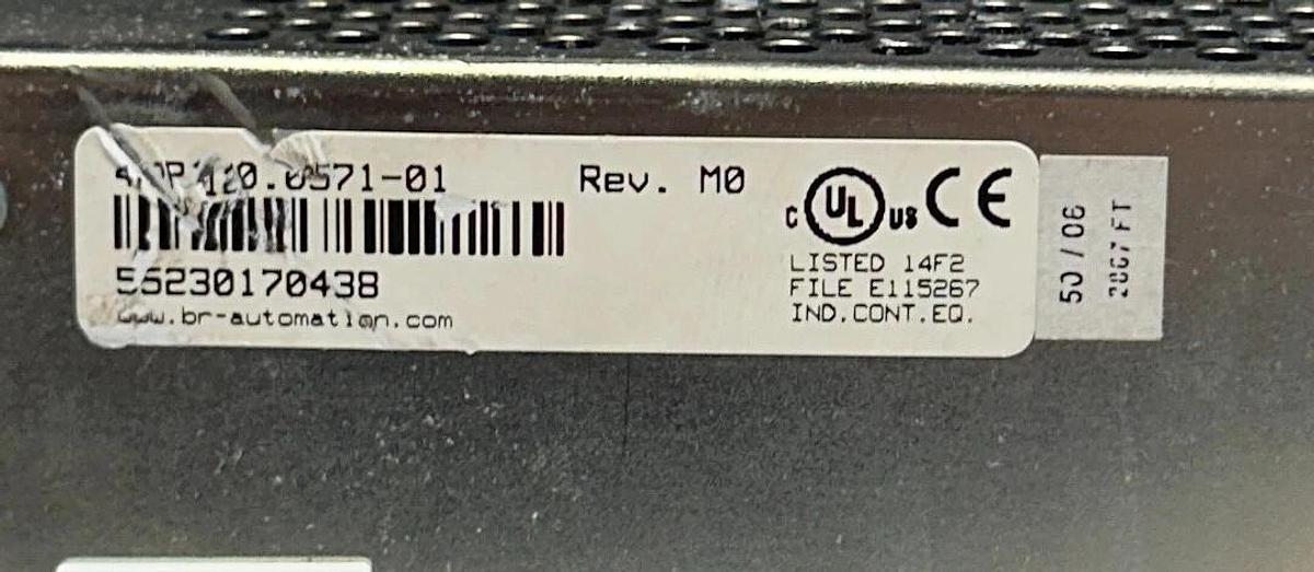 Used For Parts B&R 4PP120.0571-01 / 4PP120057101 POWER PANEL PP120 24VDC EtherNet USB