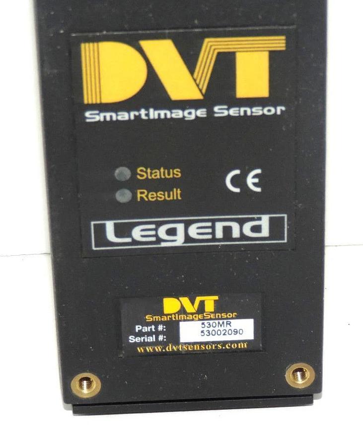 Used DVT 530MR SMARTIMAGE SENSOR LEGEND 530 SERIAL# 53002090. DVT530MR