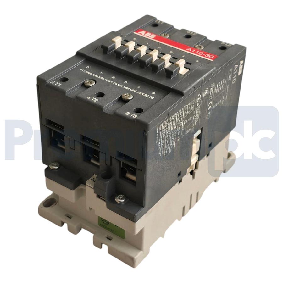 Used ABB A110-30-11-84 3-Pole IEC Contactor 110A 110/120V Coil 1SFL451001R8411 NUPI