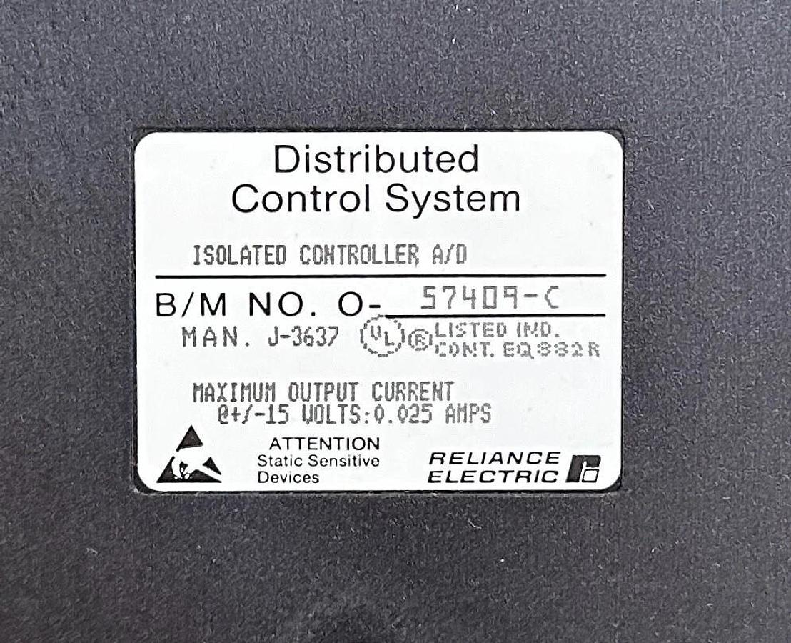 NEW RELIANCE ELECTRIC 57409-C / 57409 ISOLATED CONTROL ANALOG INPUT MODULE