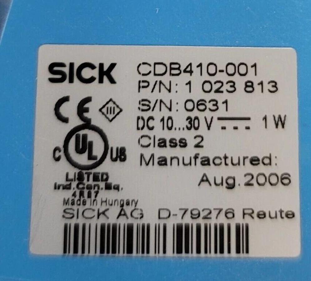 NEW SICK CDB410-001 CONNECTION MODULE 7027806 CDB410001