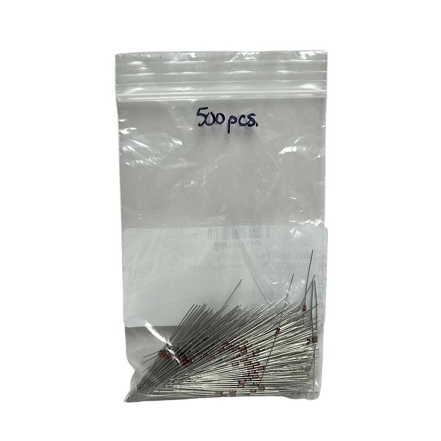 (500 PCS) Vishay Fairchild 1N5221B Zener Diode 2.4V 0.5W (1/2W) New Surplus Bag