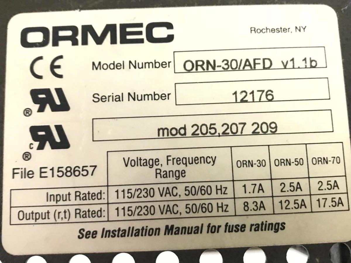 Used HOUSING FOR ORMEC ORION PC-BASED MULTI-AXIS MOTION CONTROLLER ORN-30/AFD V1.1B