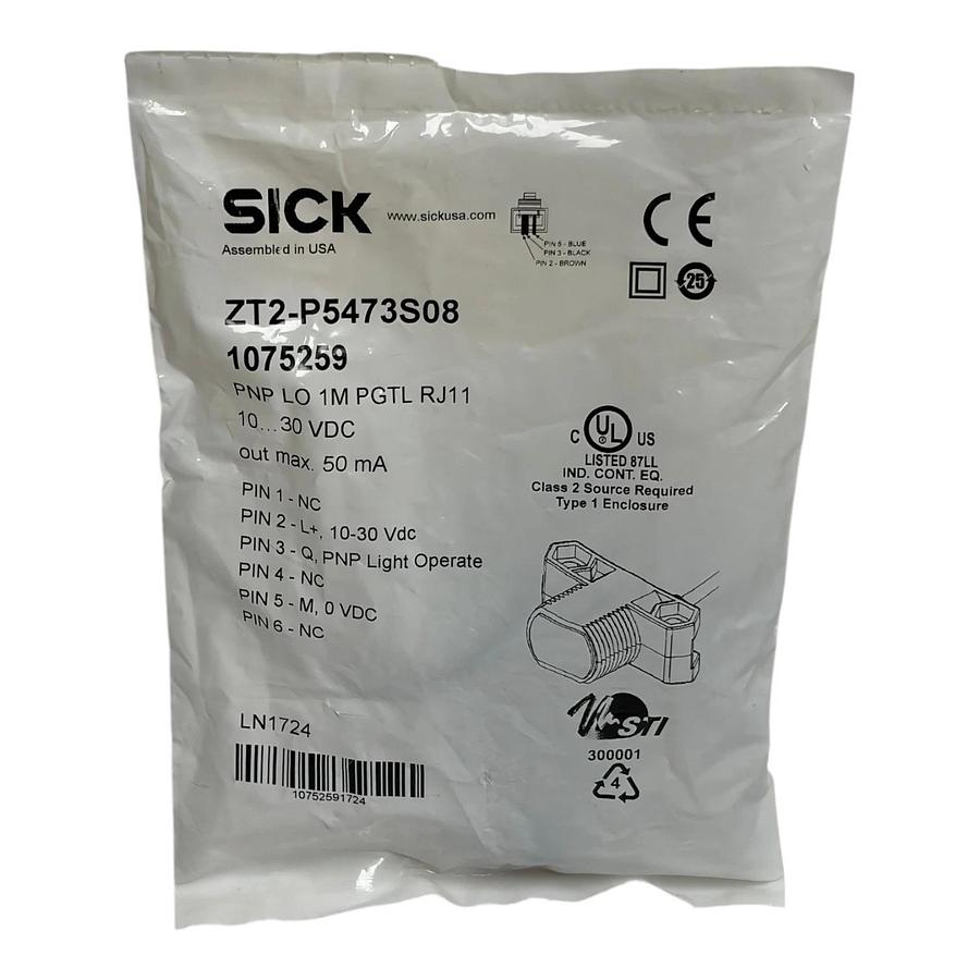 Used SICK ZT2-P5473S08 Z-Sensor Photoelectric Proximity Switch PNP RJ11 New Sealed