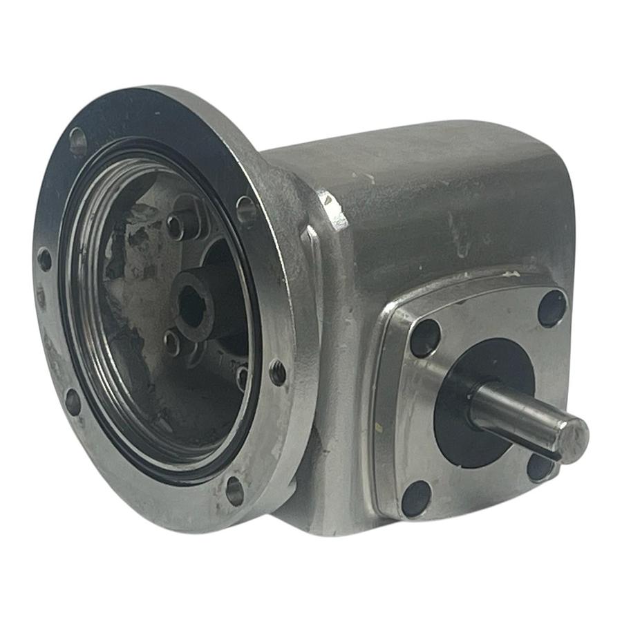 Used Boston Gear SSF715-30K-B5-JS1 Stainless Steel Right Angle Gear Reducer 30:1 New