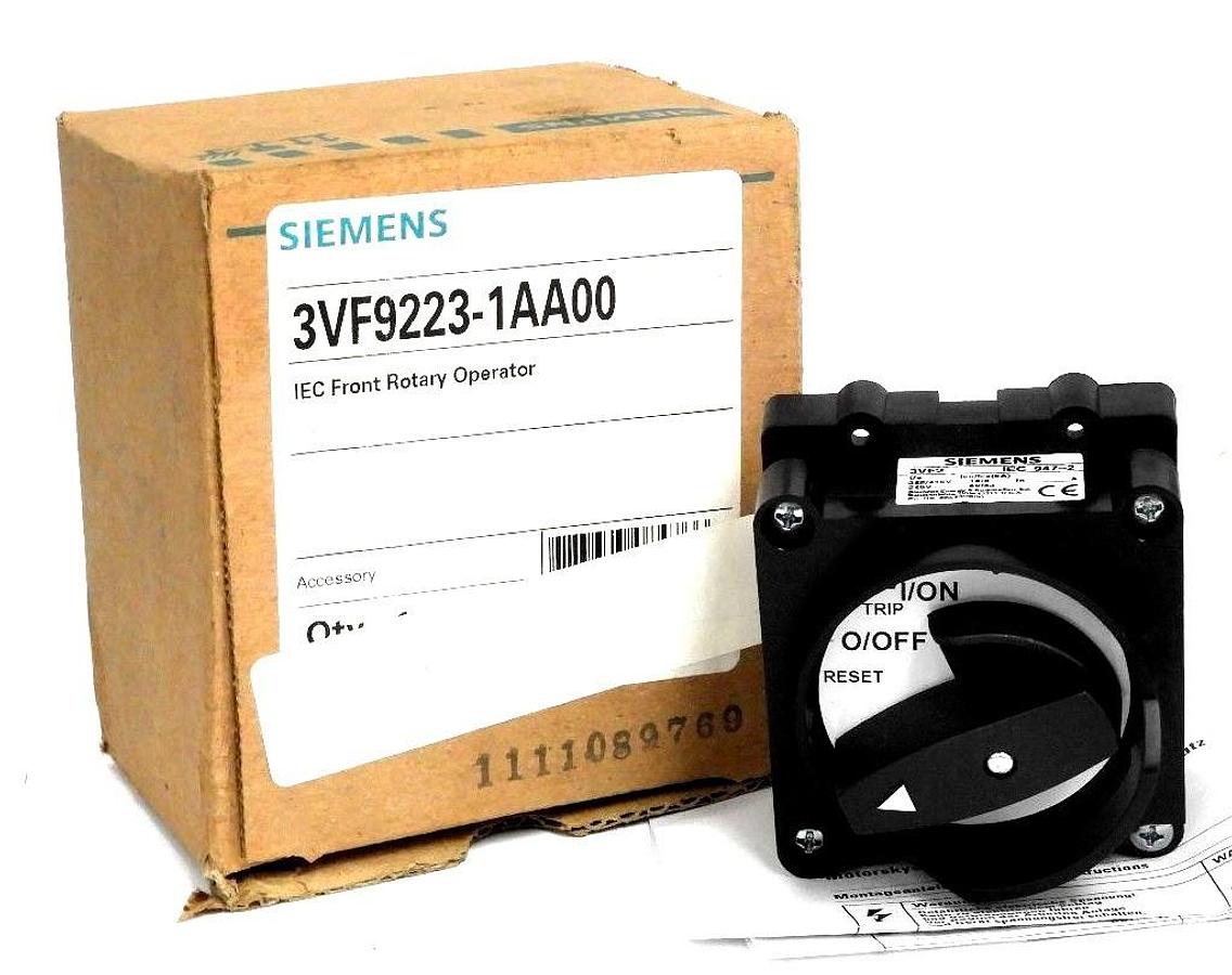 Used NIB SIEMENS 3VF9223-1AA00 IEC FRONT ROTARY OPERATOR 3VF92231AA00
