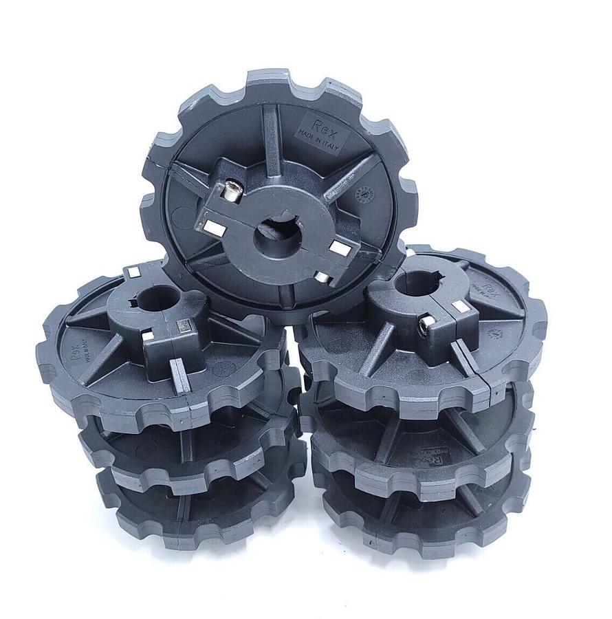 Used LOT OF 7 NEW REX 12T SINGLE ROW SPROCKETS