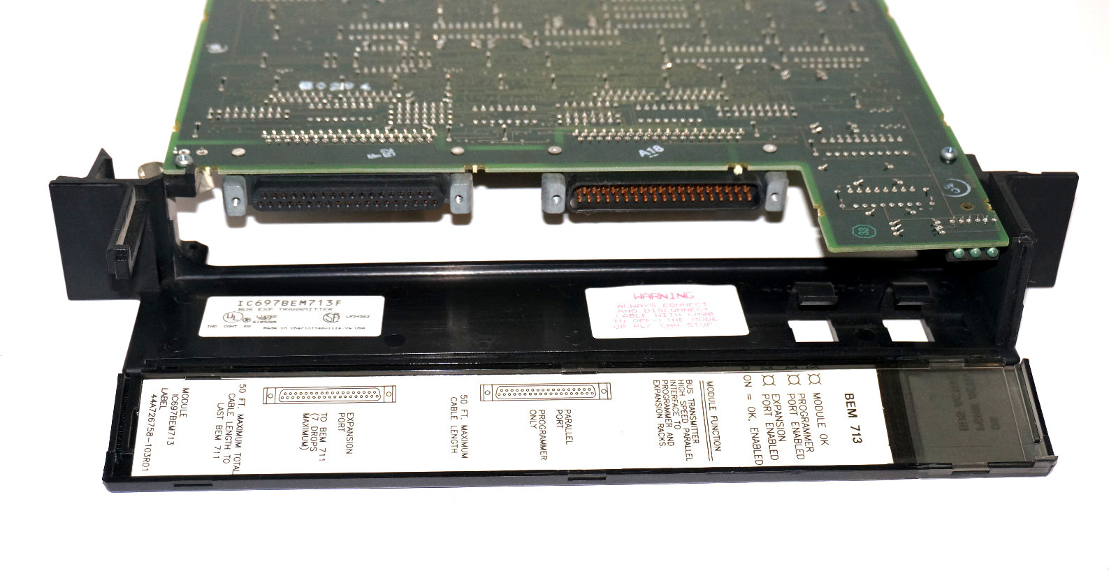 Used GE FANUC IC697BEM713F BUS TRANSMITTER IC697BEM713 44A730317-G01