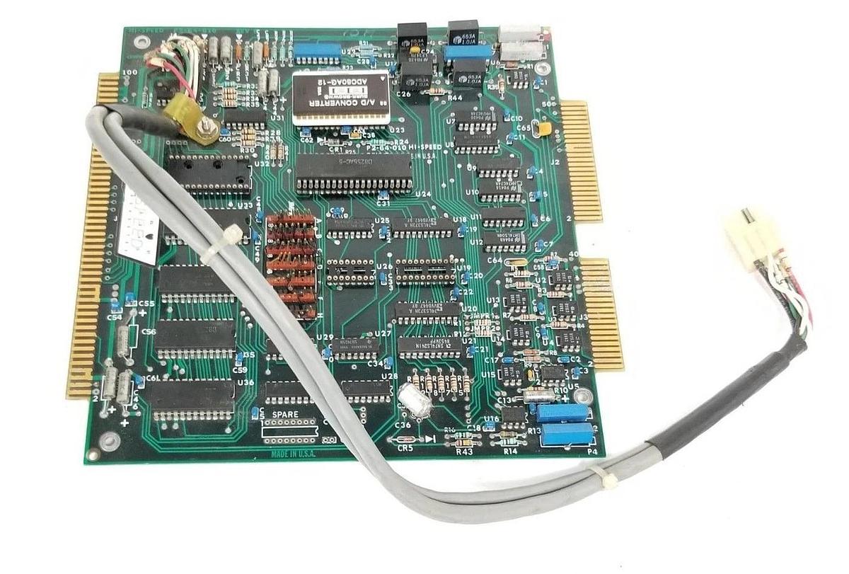 Used HI-SPEED P2-64-010 REV. B WEIGHT FEEDBACK MODULE BOARD P264010