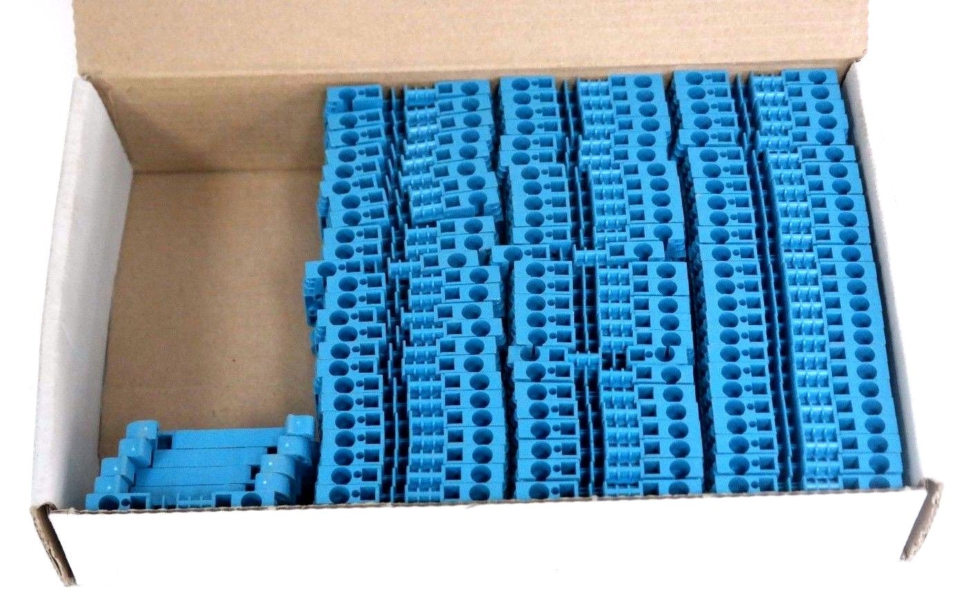 Used LOT OF 79 NEW TELEMECANIQUE AB1RRN235U2BL TERMINAL BLOCKS 921161, 600V, 20A