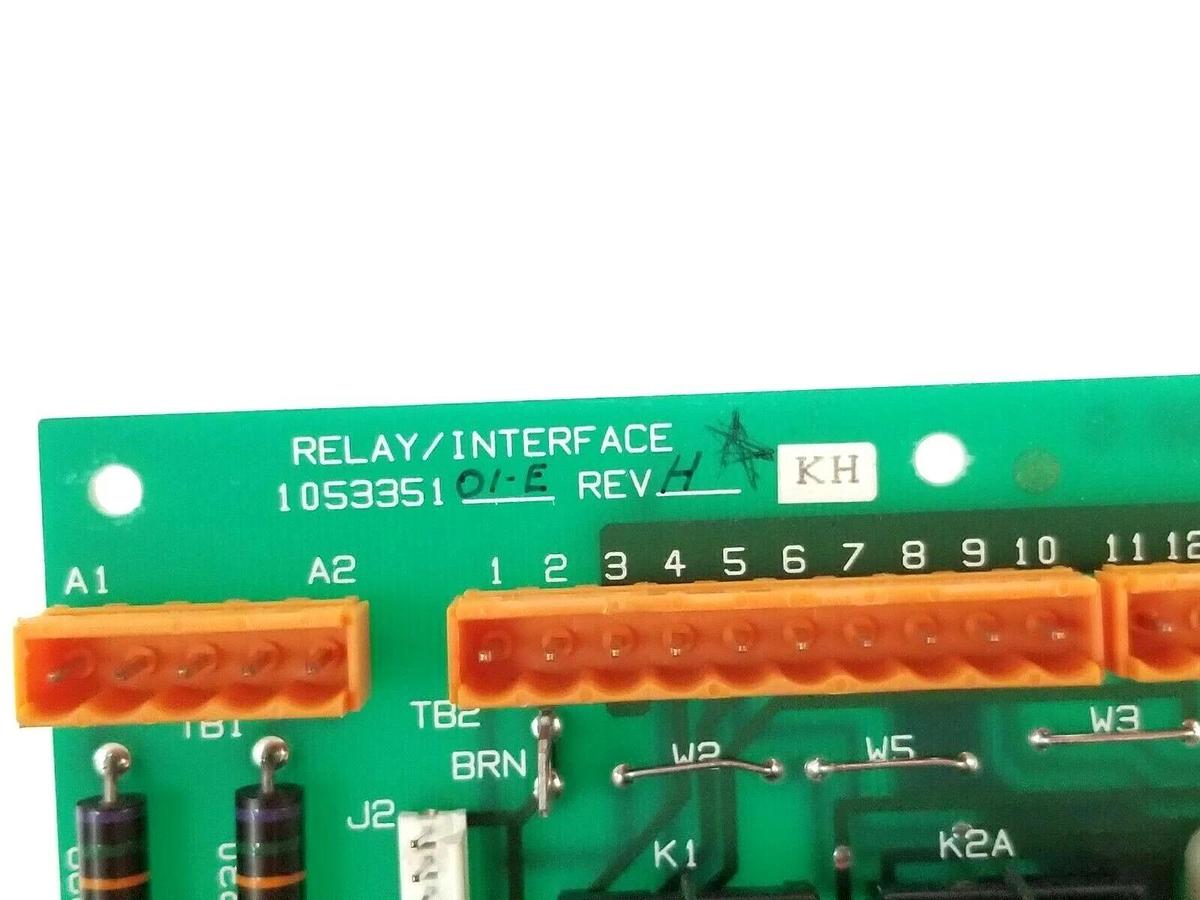 Used BOSTON / FINCOR 105335101-E RELAY / INTERFACE BOARD REV: H 105335101
