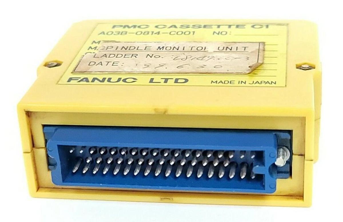 Used FANUC A03B-0814-C001 SPINDLE MONITOR UNIT PMC CASSETTE C1