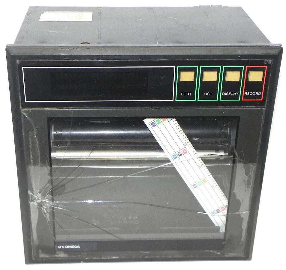 Used OMEGA RD1616 CHART RECORDER SOURCE 85-300 VAC MFD 9311 SERIAL: N3K8007T