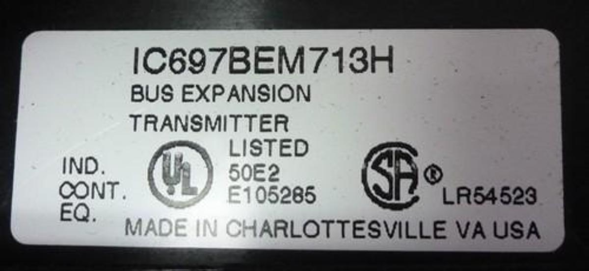 Used GE FANUC IC697BEM713H BUS EXPANSION TRANSMITTER IC697BEM713