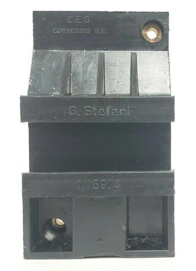 LOT OF 4 NEW G. STEFANI N.59.4 RAIL BLOCKS C.E.G. CORREGGIO R.E. N59.4 N594
