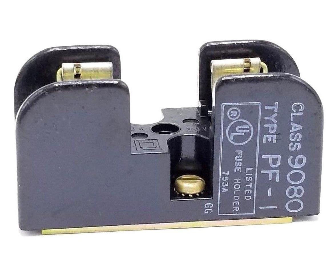 Used SQUARE D 9080-PF-1 FUSE BLOCK 9080PF1, 250VAC, 30AMP