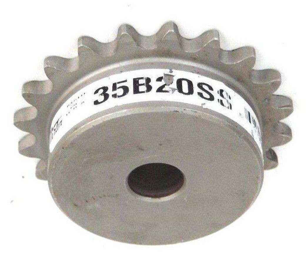 NEW MARTIN 35B20SS ROLLER SPROCKET 1/2" BORE 20 TEETH