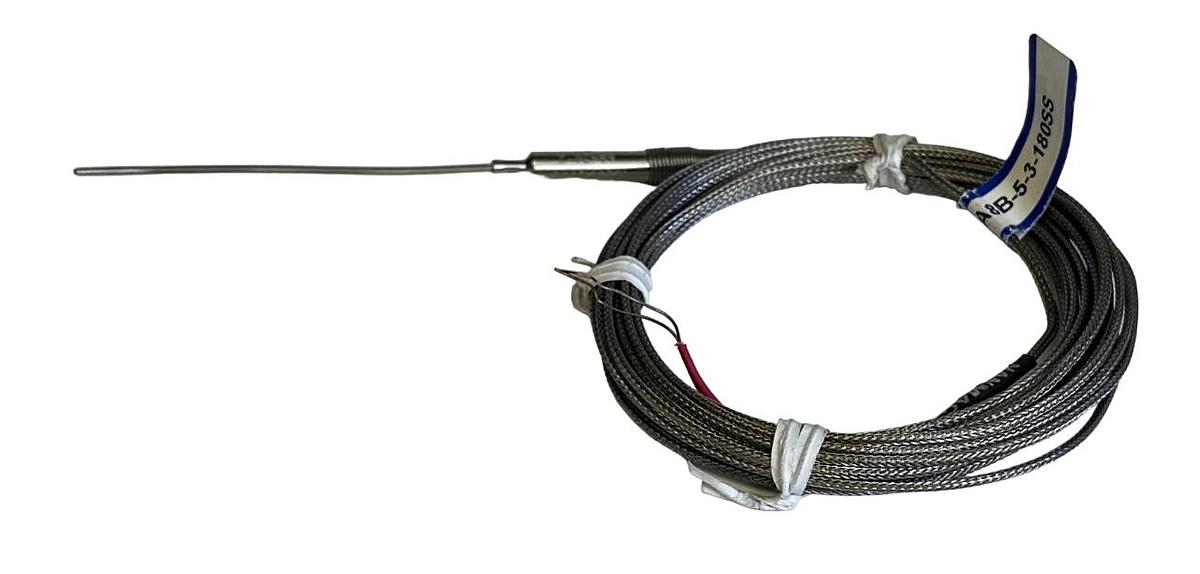 Used NEW NANMAC A8B-5-3-180SS / 68456-2 RTD THERMOCOUPLE PROBE SENSOR