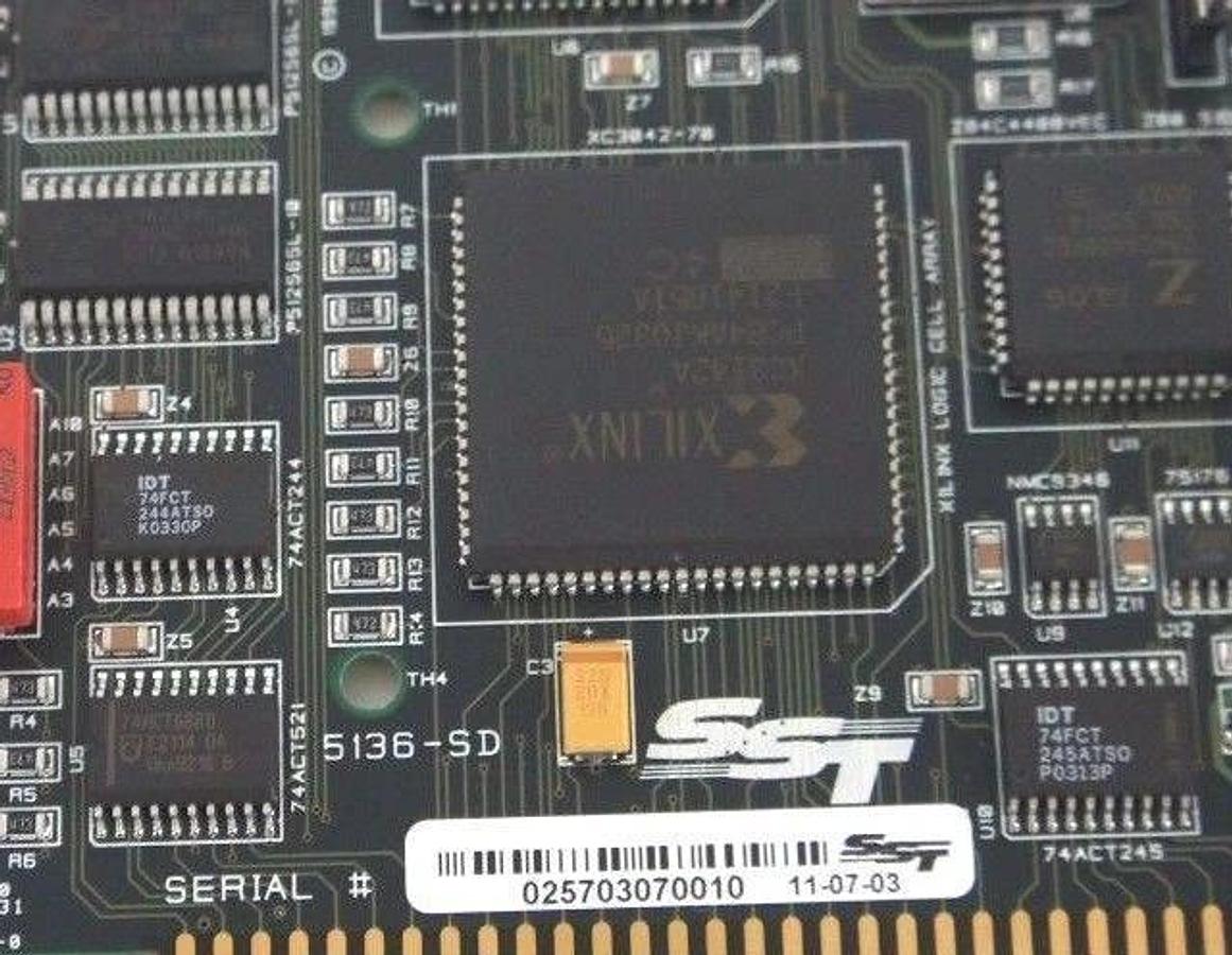 Used SST WOODHEAD 5136-SD-ISA REV: 2.4.1 INTERFACE CARD FOR ALLEN BRADLEY NETWORKS