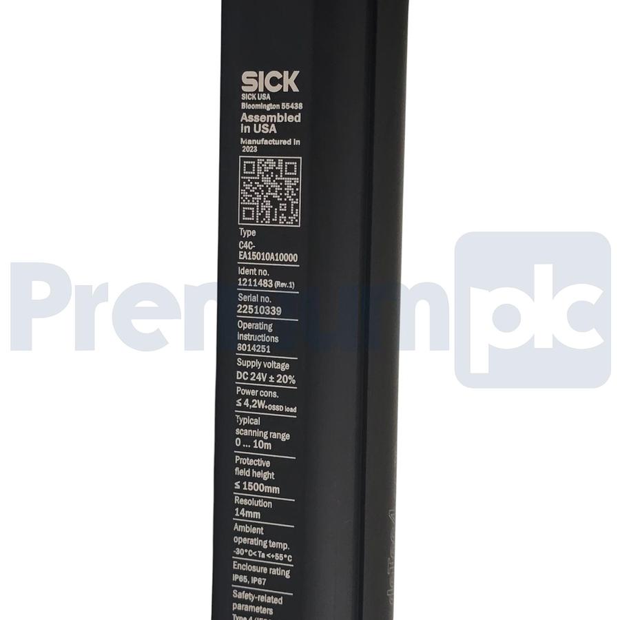 Used SICK C4C-EA15010A10000 deTec4 Core  Light Curtain Receiver 1211483 1500mm NSNP