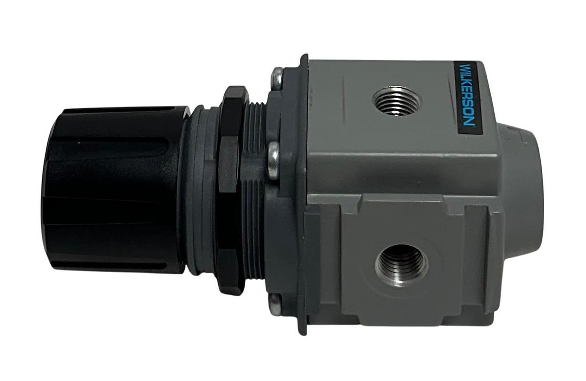 Used WILKERSON R18-02-F0G0B / R1802F0G0B PNEUMATIC REGULATOR R18 SERIES 1/4'' NSNP