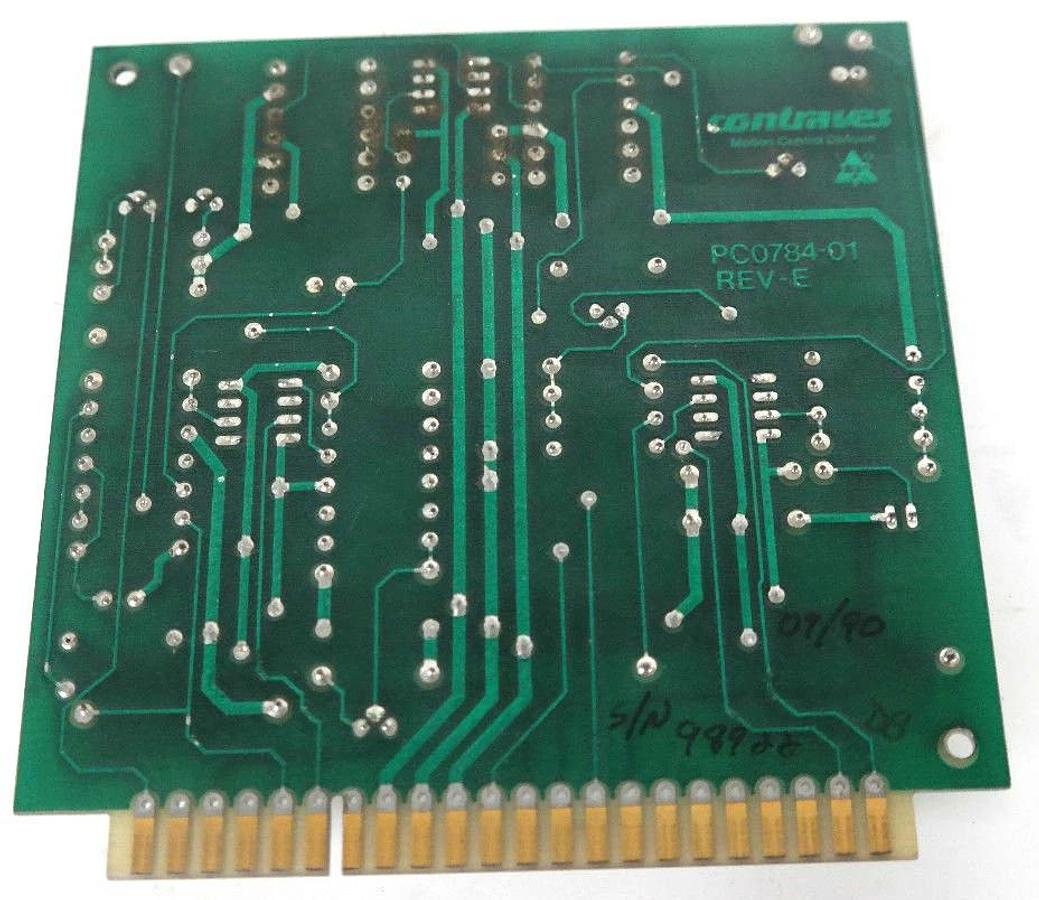 Used CONTRAVES PC0784-01 CURRENT AMP BOARD A6347 REV. E