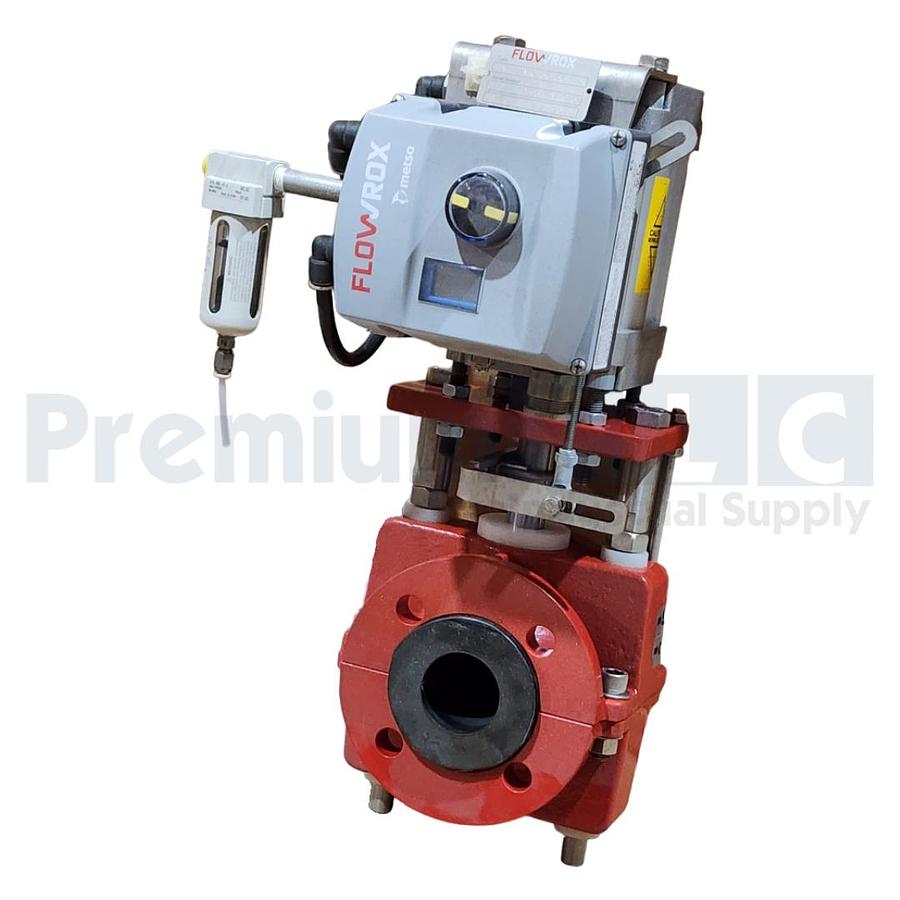 Used NEW VALMET FLOWROX PVE2AK150-601LX PINCH VALVE W/ ND9103HXV01 CONTROLLER NSNP