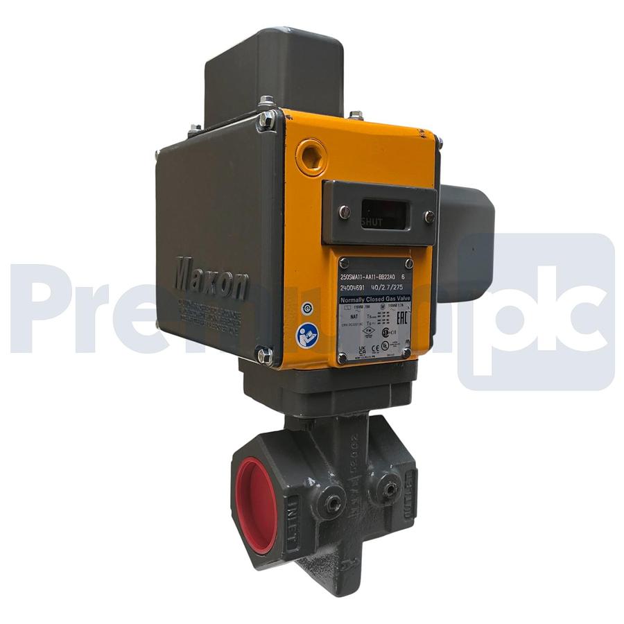 Honeywell Maxon 250SMA11-AA11-BB22A0 2.5" N/C Gas Shut-Off Valve 115V VOS2/VCS2