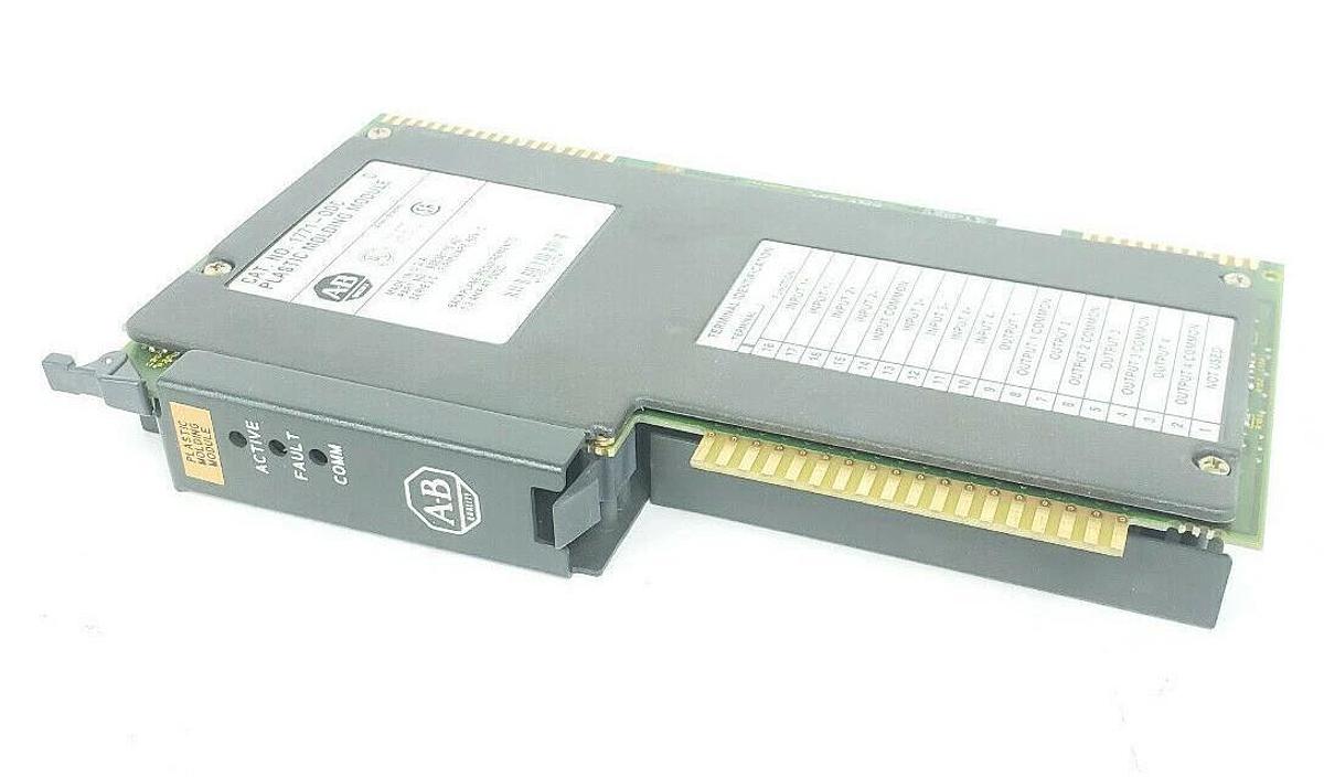 Used ALLEN BRADLEY 1771-QDC SER. C PLASTIC MOLDING MODULE, F/W REV. C, 96838175 A01