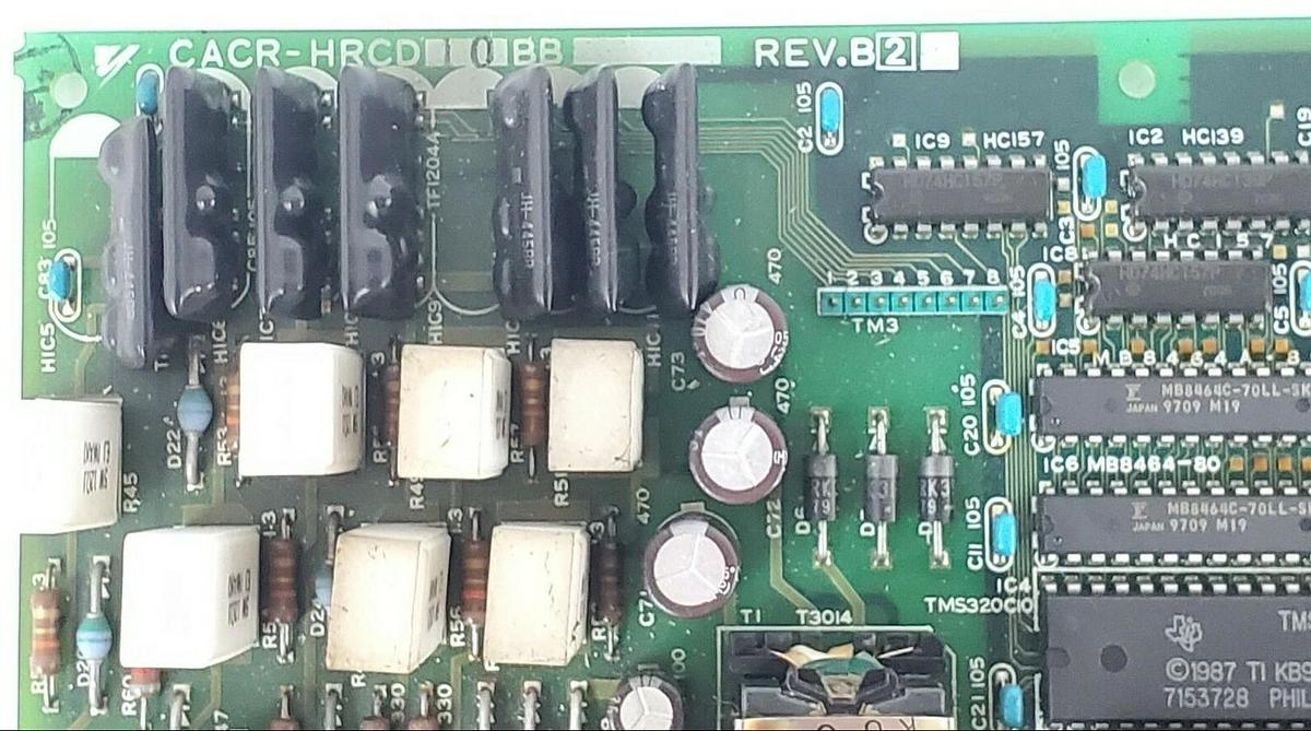 Used YASKAWA ELECTRIC CACR-HRCD10BB PC BOARD REV. B25, DF8203884-B2E