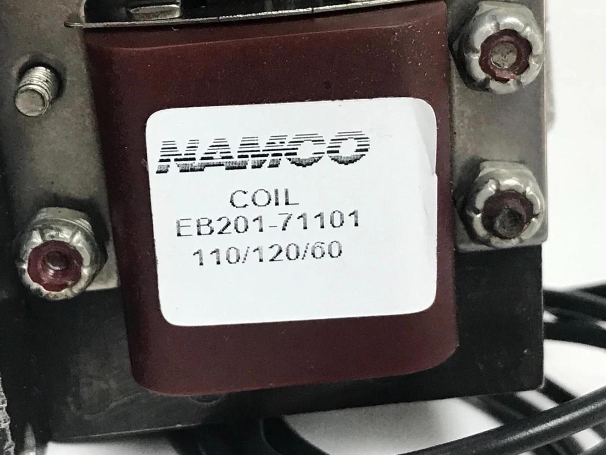 Used NAMCO CONTROLS EB200-10215 SOLENOID, COIL EB201-71101, 110/120/60-3K309B