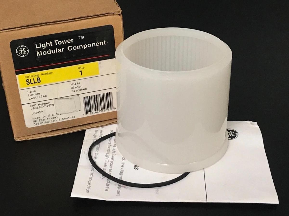 Used NIB GENERAL ELECTRIC SLLB WHITE LIGHT TOWER LENS