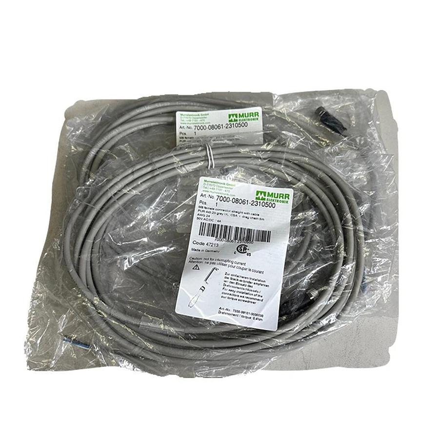 Used 2 NEW MURR ELEKTRONIK 7000-08061-2310500 / 7000080612310500 M8 FEMALE CORDSETS