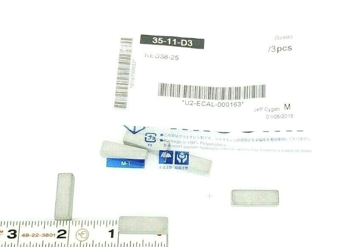 LOT OF 6 NEW MISUMI KEDS8-25 PARALLEL KEYS KEDS825