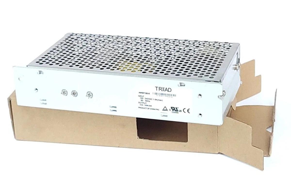 Used NIB TRIAD MAGNETICS AWSP100-5 AC-DC CONVERTER AWSP1005