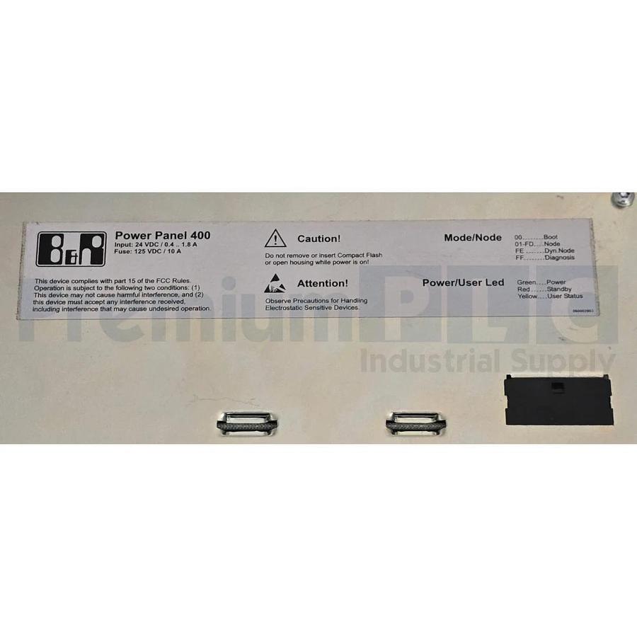 Used LOMA SYSTEMS B&R 4PP420.1043-K12 REV. G0 PP420 POWER PANEL 400 HMI DISPLAY