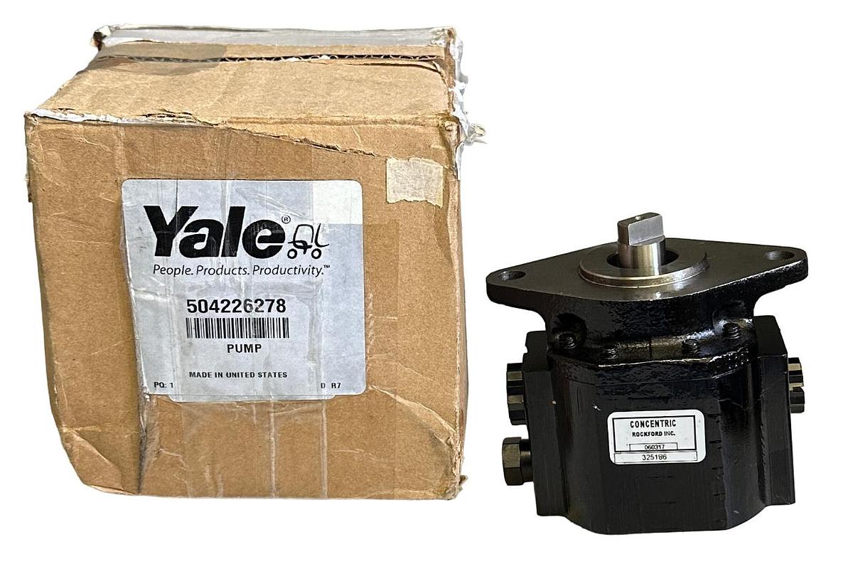 Used NEW YALE 504226278 / YT504226278 OEM HYDRAULIC PUMP FOR FORKLIFT 325186