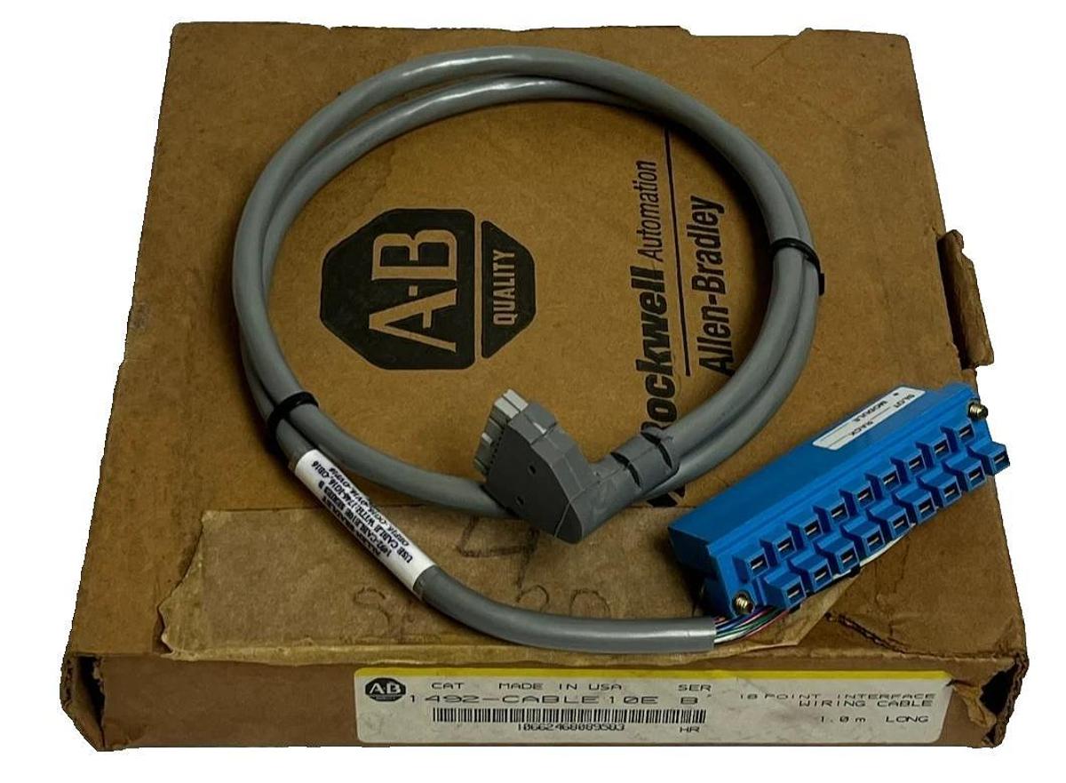 Allen-Bradley 1492-CABLE10E Series B 1.0m 18-Point Interface Cable - NSMP