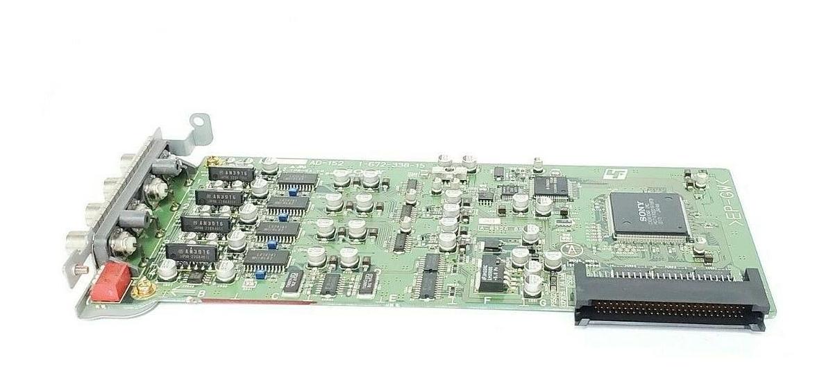 Used SONY AD-152 1-672-338-15 DIGITAL SURVEILLANCE VIDEO INPUT BOARD A-8320-890-A